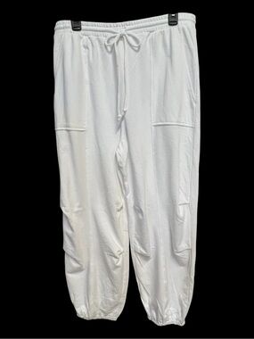 🆕 NWOT Culture Code White Cargo Jogger Sweatpants | Size 1X